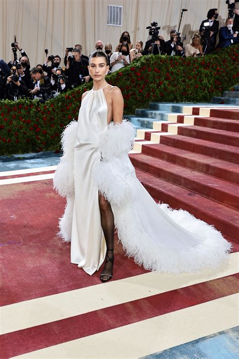 met gala ysl 2022|hailey bieber met gala 2022.